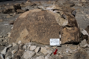 Piedra: 1233, Cara decorada: I